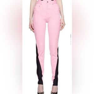 Mugler Pink Jeans Brand New With Tags